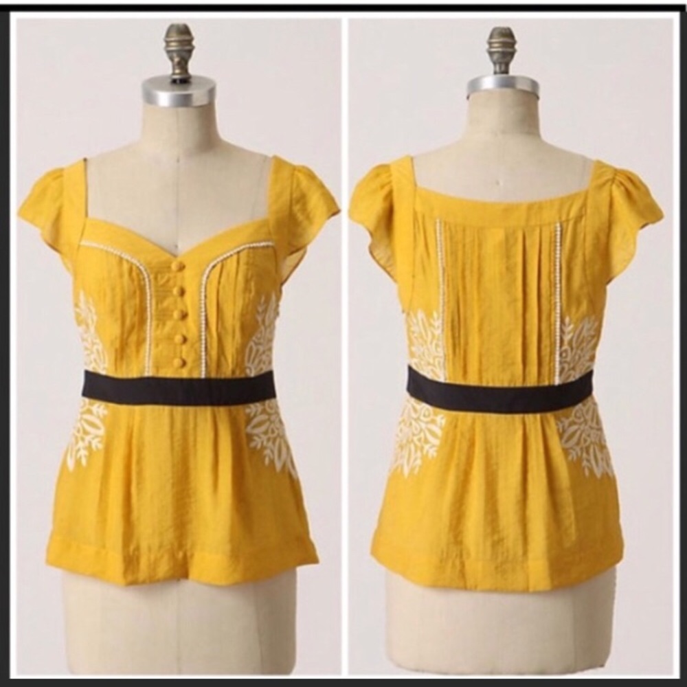 NWOT Floreat Anthropologie Blouse sz 12